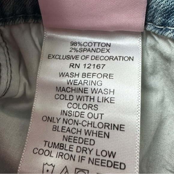 Laurie Felt - Classic Denim Ripped Slim Leg Jeans Size 4  NWT - Picture 7 of 14